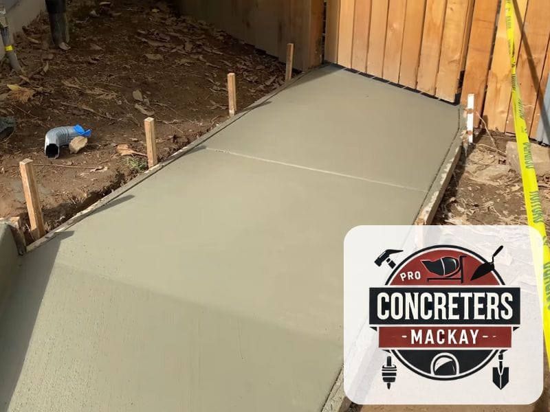 concrete pathway footpath installation 4740 qld