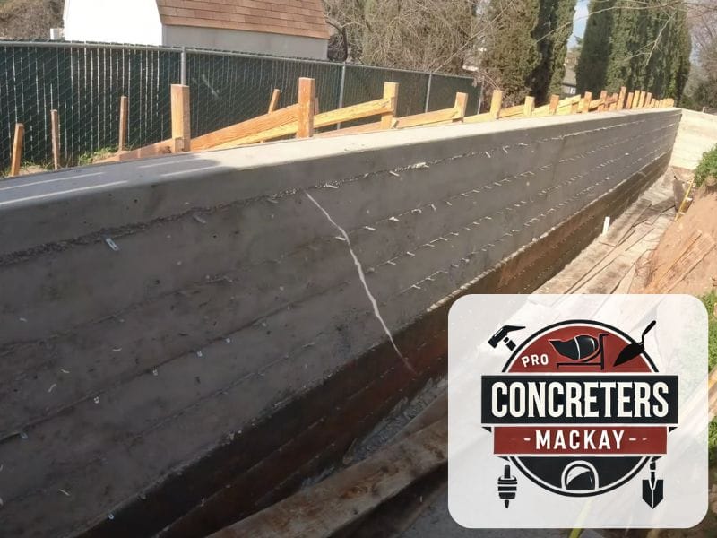 concrete qld retaining wall 4740