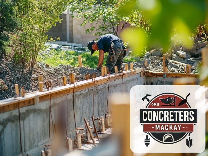 qld concrete retaining wall 4740